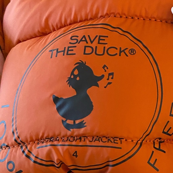 Save the Duck Ultra Light Black Jacket - Size 4 - NWT - Picture 6 of 6